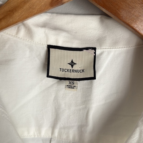 NEW TUCKERNUCK White Margot Stand Collar Blouse - Picture 8 of 13